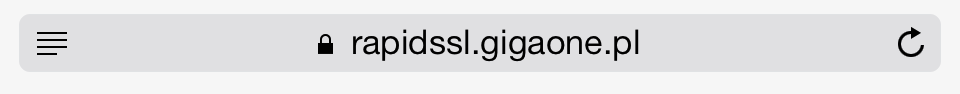 Połączenie SSL w przeglądarce Safari iPhone 4.0