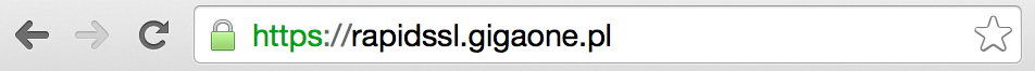 Połączenie SSL w przeglądarce Google Chrome Połączenie SSL w przeglądarce Google Chrome