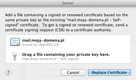 Manage Certificates...